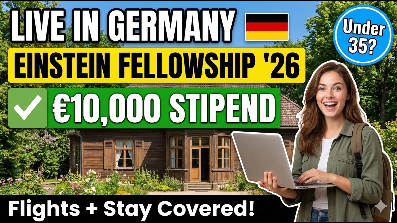Paid Fellowship in Germany 2026 | Step Outside Your Degree & Get Funded! (€10k Stipend)