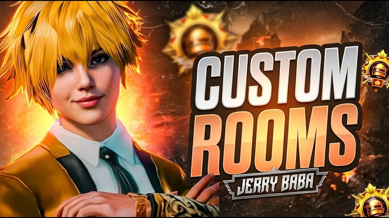 UC OR CASH PRIZE l THURSDAY NIGHT l UC REWARD LIVE CUSTOM ROOM PUBG MOBILE l JERRY BABA YT LiVE