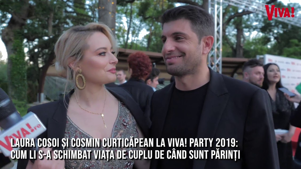 Laura Cosoi și soțul ei, despre gelozia în cuplu și viața de părinți, la VIVA! Party 2019