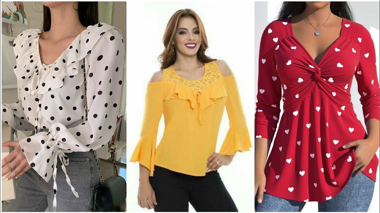 Moda 2026 BLUSAS BONITAS 100”Ideas De blusas bonitas MODELOS casuales 25/26 #fashion #shirts #style