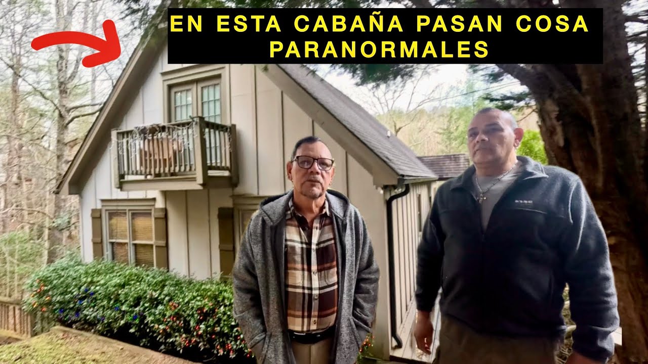 EXPERIENCIA PARANORMAL EN  LA CABAÑA😱DEL BOSQUE 🌳 
