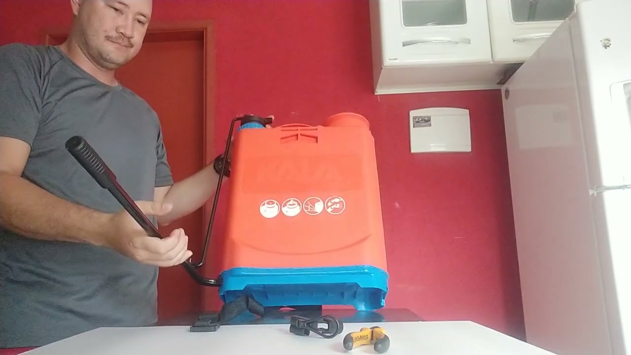 montagem da pulverizador kala 20 litros.