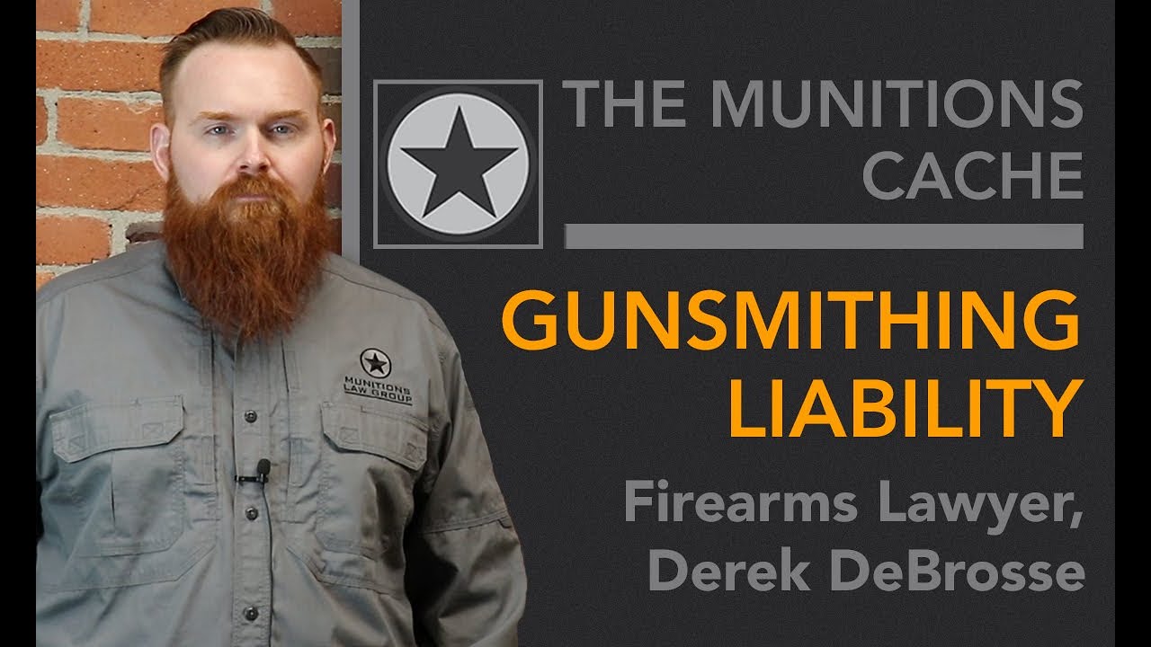 THE MUNITIONS CACHE - Gunsmithing Liability