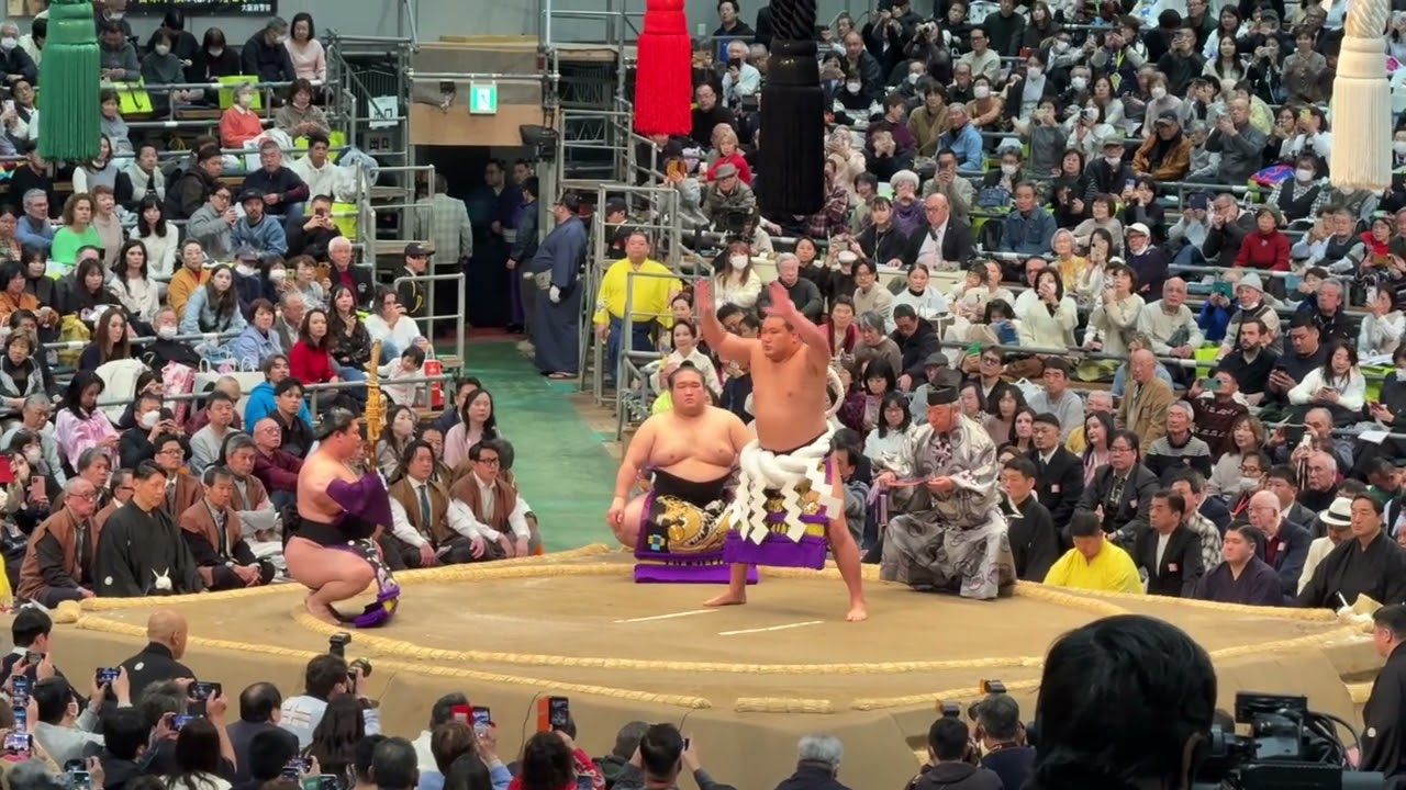 20260313 大相撲春場所6日目 横綱土俵入り（豊昇龍）
