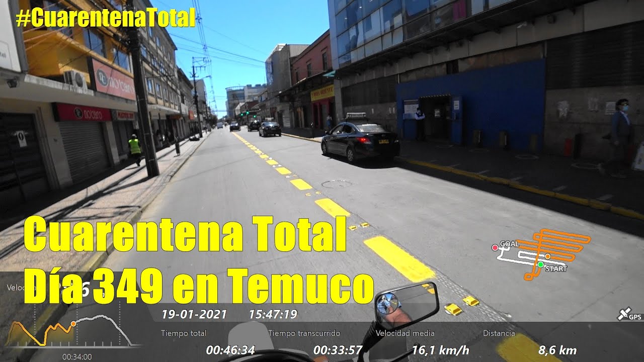 Cuarentena Total, día 349 en Temuco, Araucanía, Chile