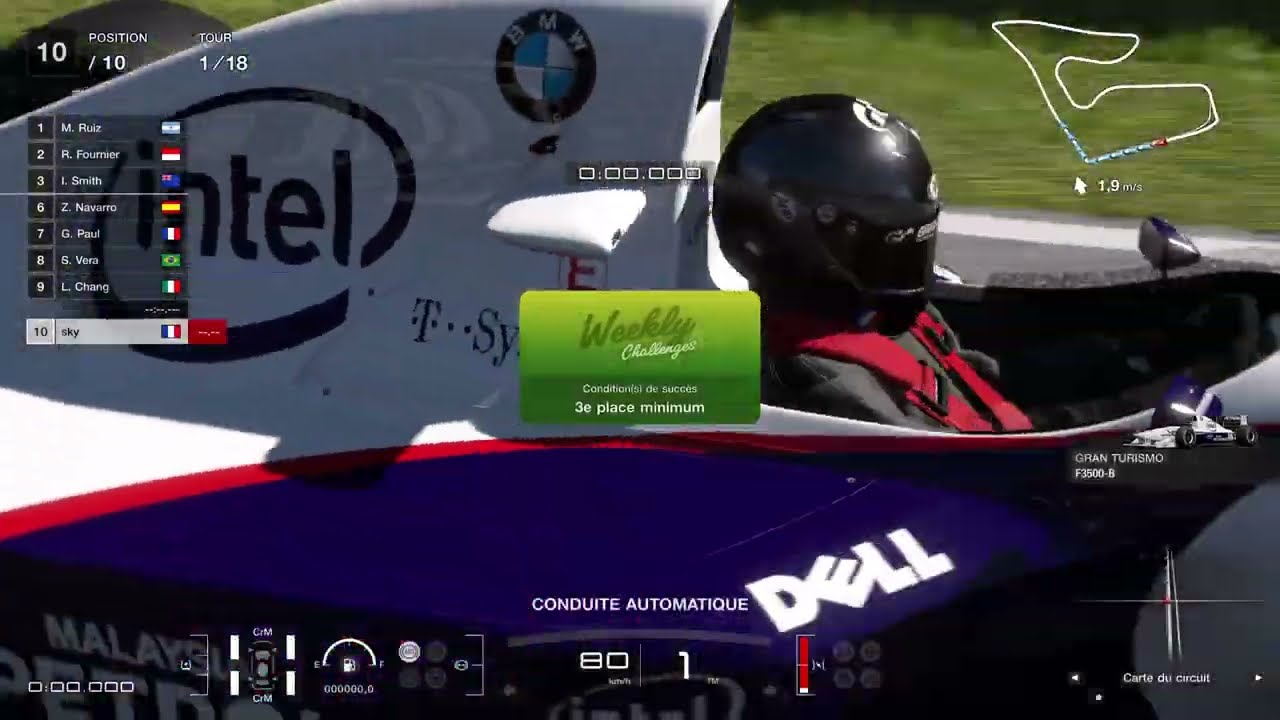 Gran Turismo 7 - Weekly Special - Monotype F3500 - Gran Turismo F3500-B - Stock