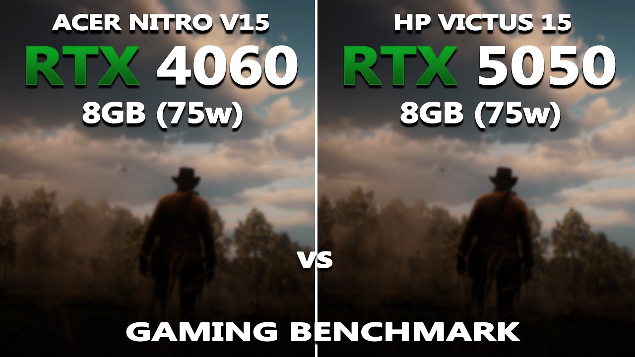 Сравнение производительности видеокарт NVIDIA RTX 4060 и RTX 5050 в играх | Тестирование в 10 игр...