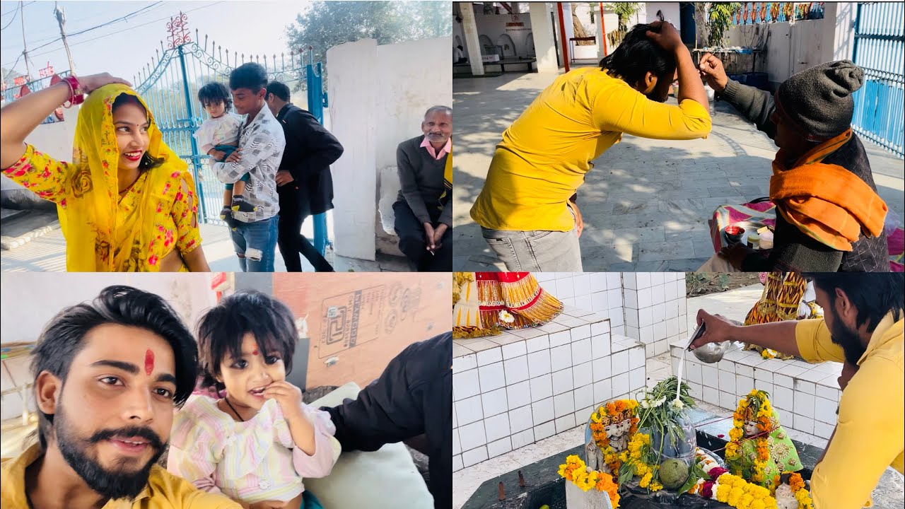 शिवरात्रि को मंदिर गए ❤️ (#rajputvlogss08 ) #vlogger 