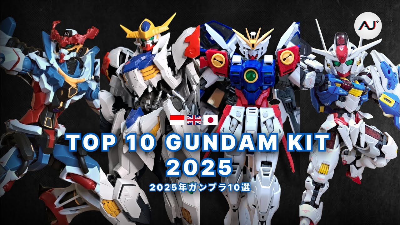 2025 TOP 10 BEST GUNDAM GUNPLA KIT | alifjenius Ver. | Bahasa Indonesia (English Subs / 日本語字幕付き)