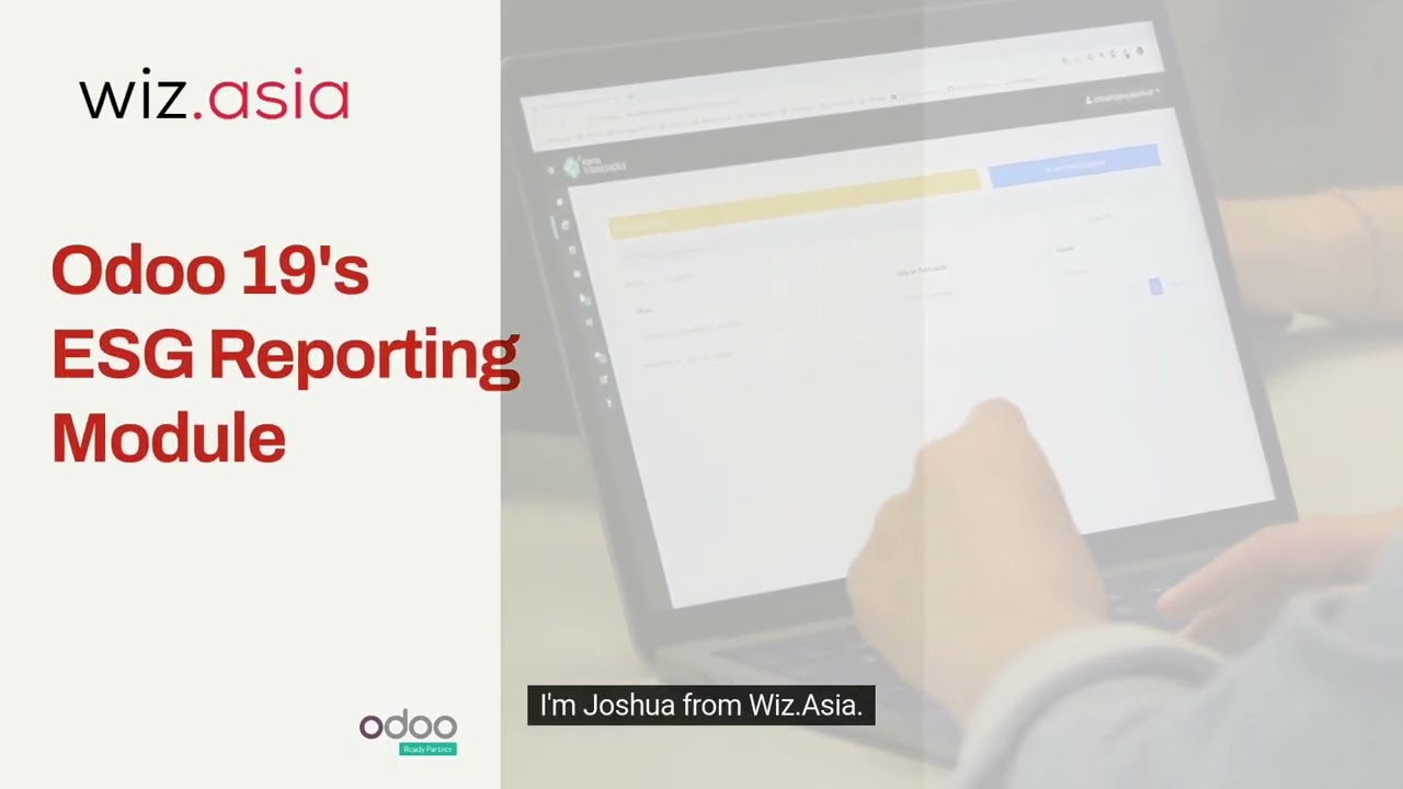 Inside Odoo 19's ESG Module: One System, One ESG Source of Truth