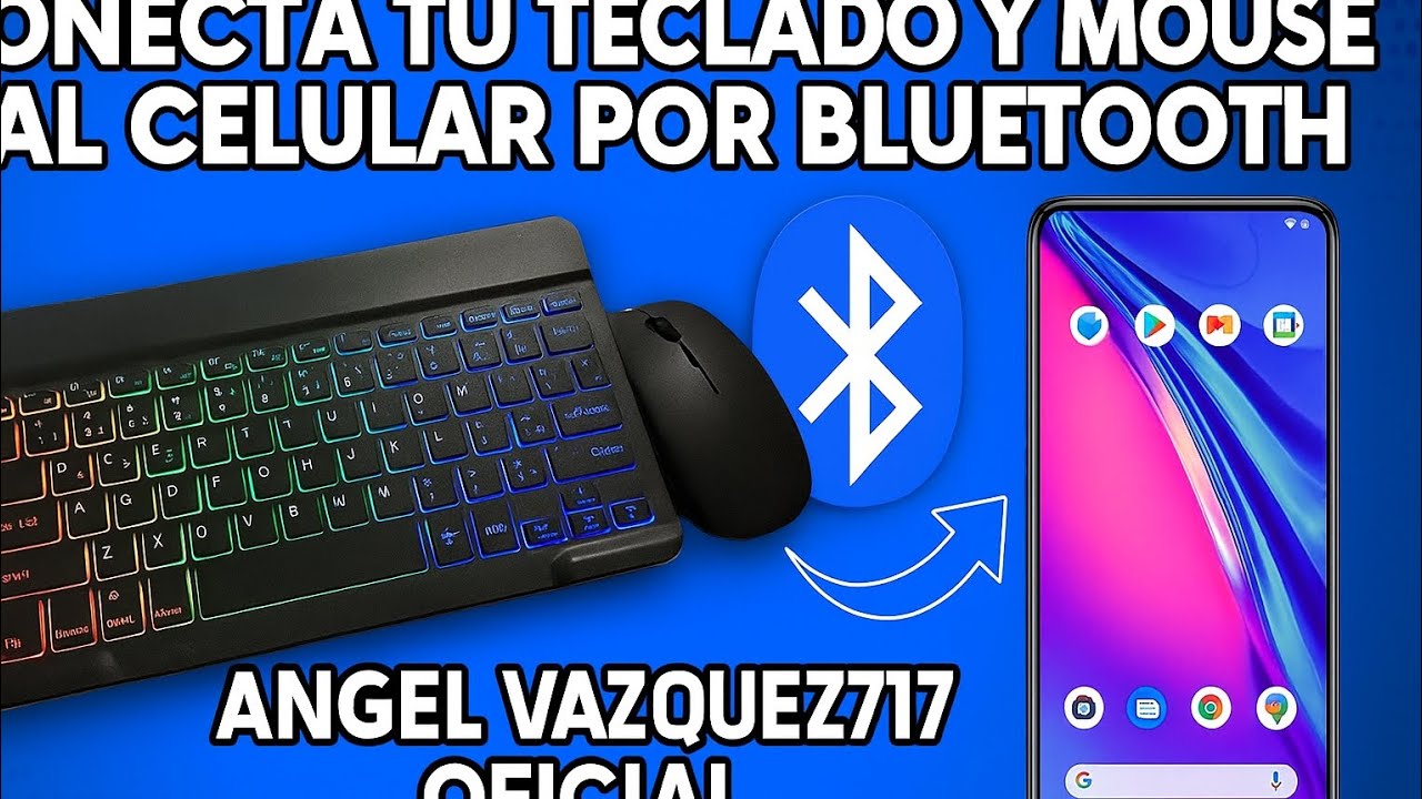 Cómo Conectar tu Teclado y Mouse al Celular por Bluetooth | Fácil y Rápido 🔥