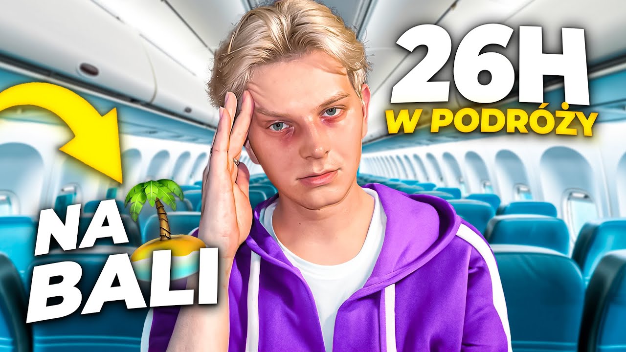 Lecimy na Bali!🌴😱 M&Oacute;J NAJDŁUŻSZY LOT W ŻYCIU ✈️ | VLOG