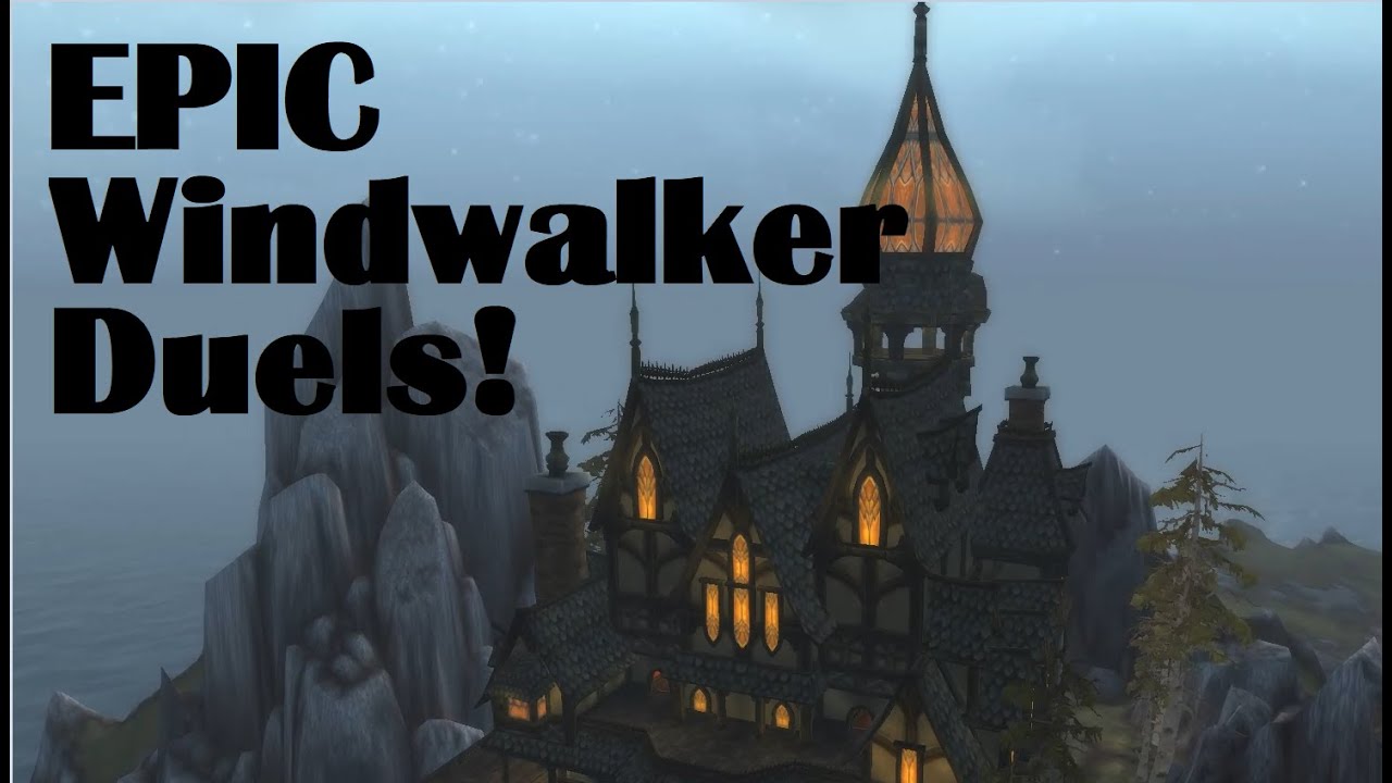 EPIC Windwalker Monk Duels! - WoW MOP PvP (Mistblade)