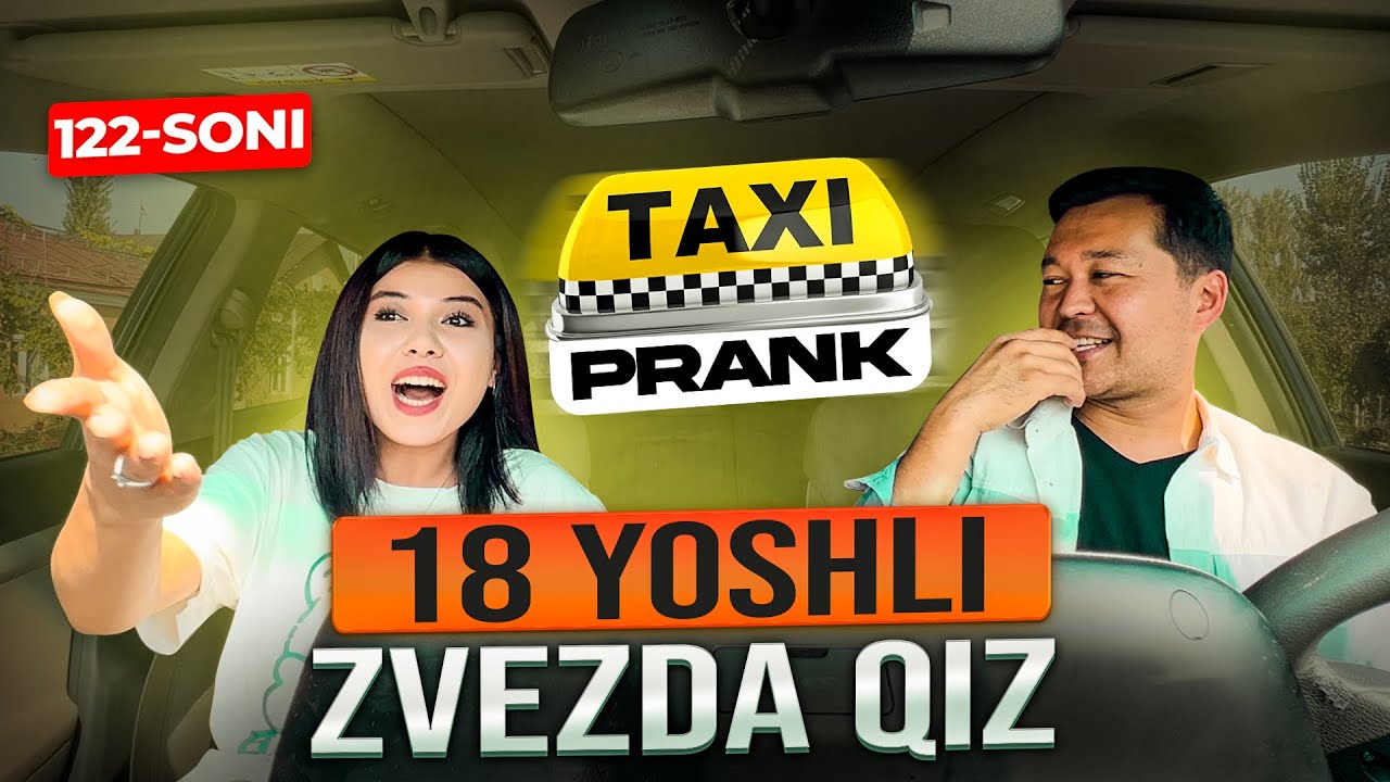 Taksi prank 122-soni🚕 18 yoshida yulduzlik kasaliga chalingan qiz😂