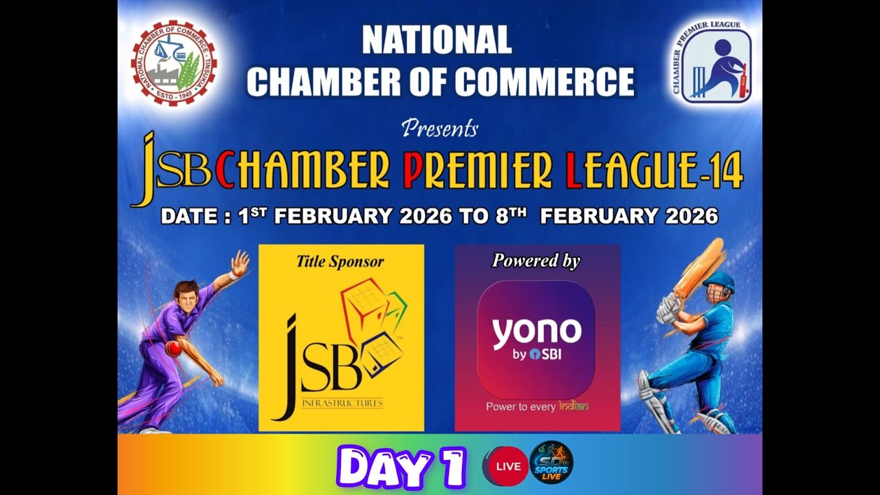 JSB CPL - CHAMBER PREMIER LEAGUE | SEASON 14 | DAY 1 #live