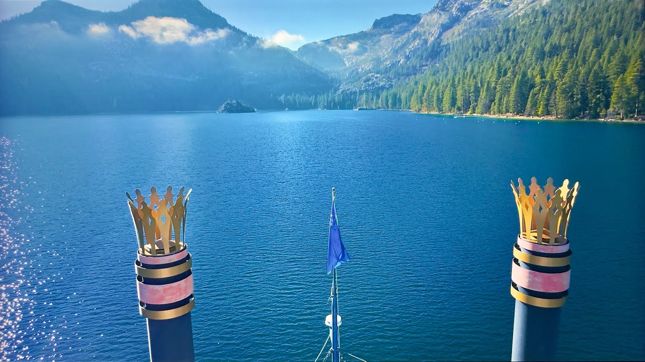 🕵🏻‍♂️🔬EMERALD BAY STATE PARK OF THE SOUTH LAKE TAHOE, NORTHERN CALIFORNIA, CRUISE SHIP PART 4 ENJOY😊