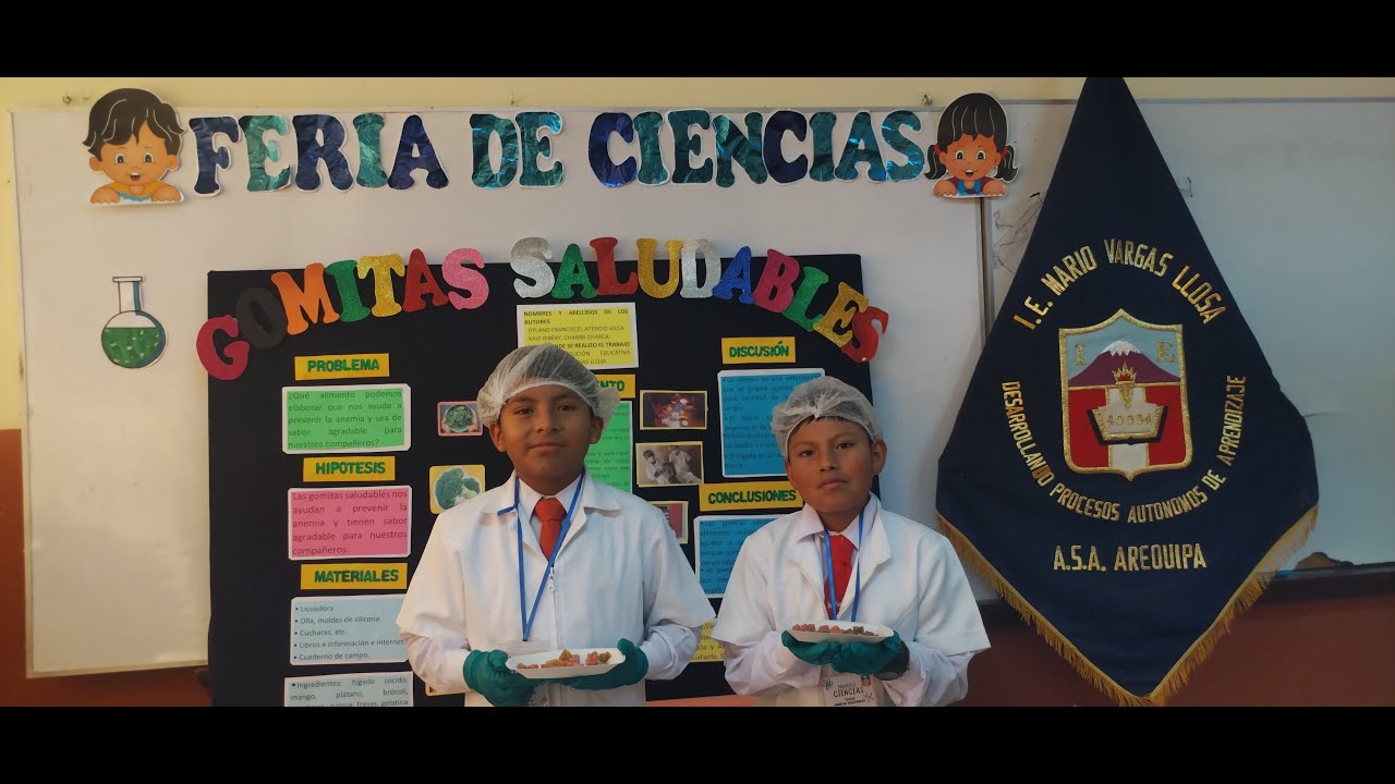 FERIA ESCOLAR DE CIENCIAS TEMA: GOMITAS SALUDABLES