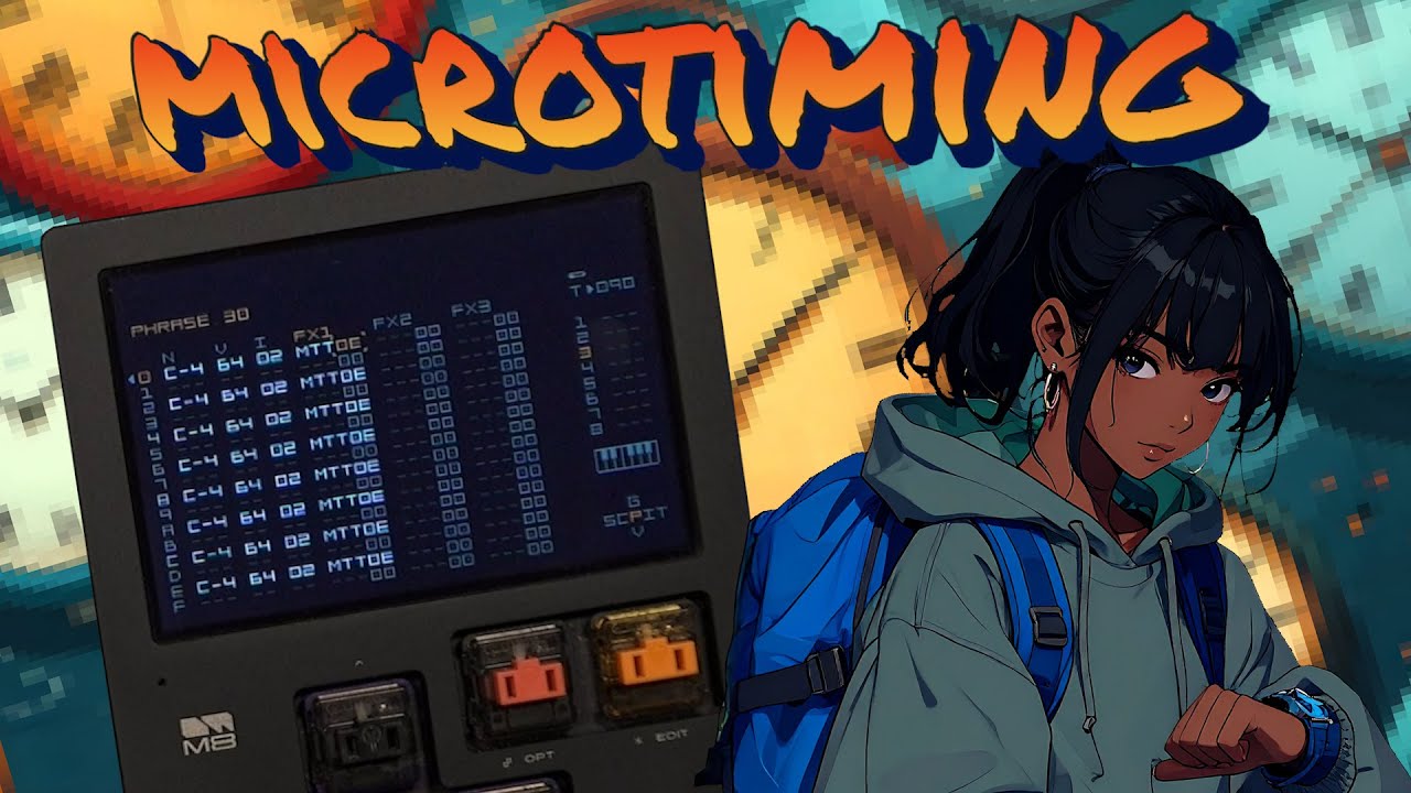 Microtiming on the Dirtywave M8
