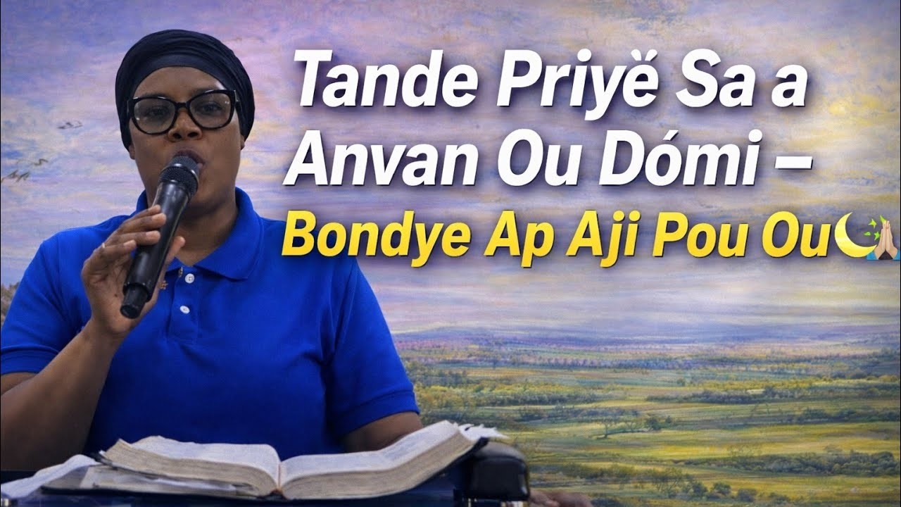 Pati 2 - Tande Priyè Sa a Anvan Ou Dòmi – Bondye Ap Aji Pou Ou | Sr Uguentz Priyè Aswè Pwisan 🙏