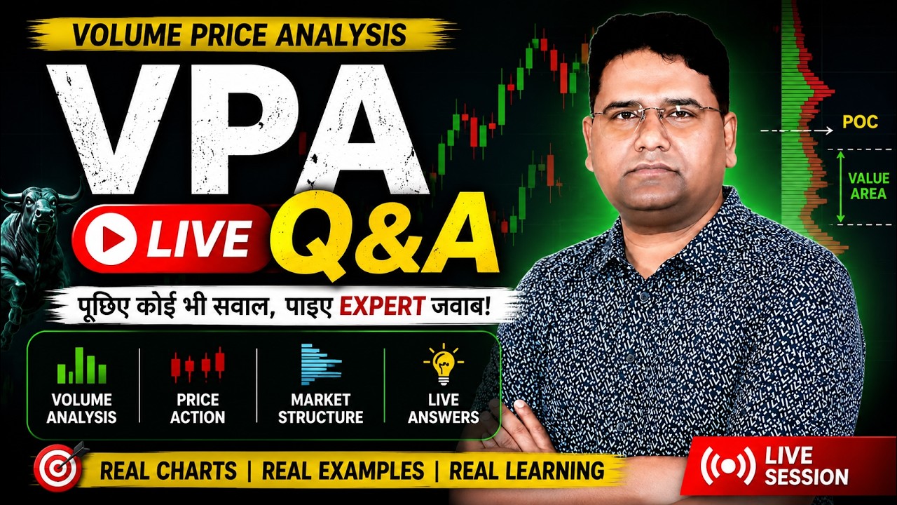 🔴 VPA Live Q&A | पूछिए कोई भी सवाल | Volume Price Analysis | @NKStockTalk #optionbuying