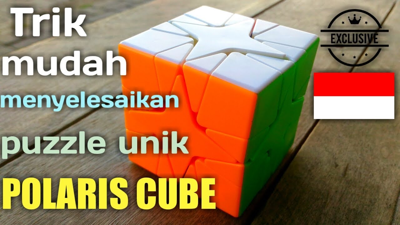 tutorial rubik polaris cube indonesia, tanpa rumus!!!