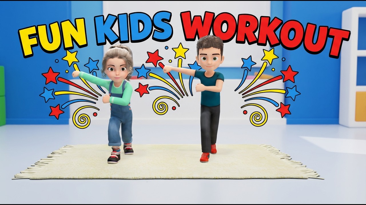 Fun Kids Workout: Play & Exercise At Home (20 Mins)