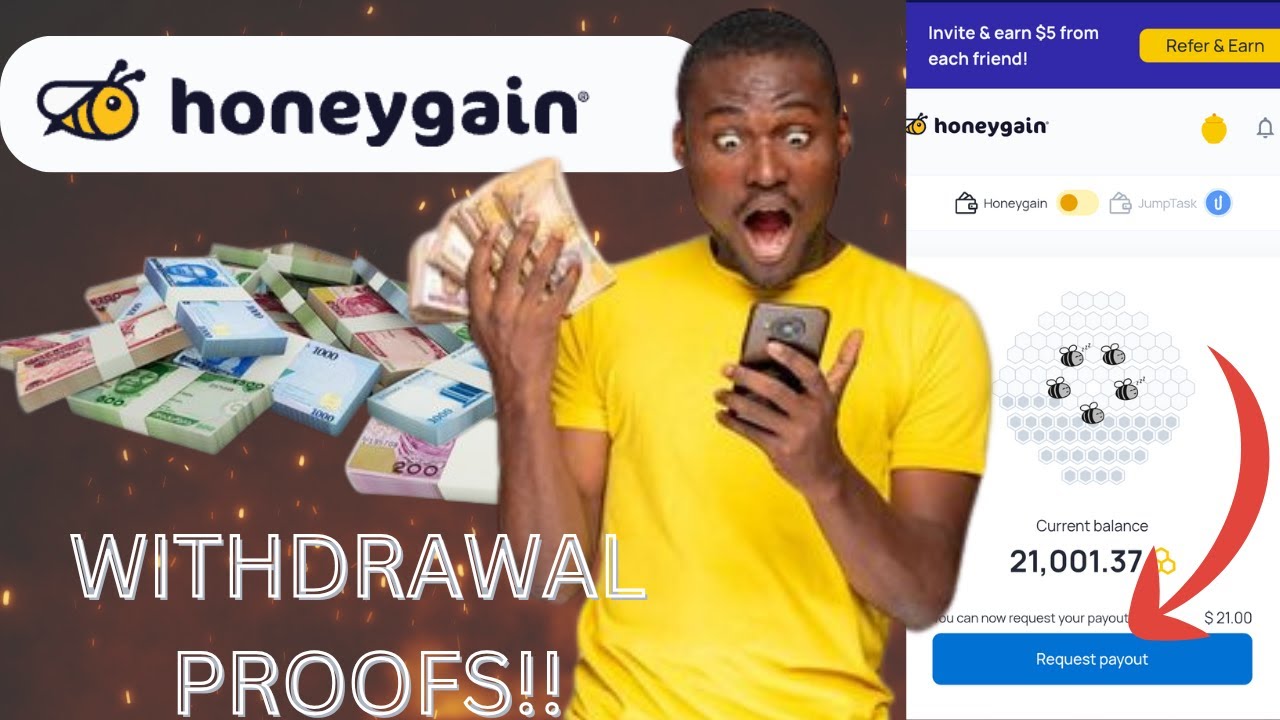 Honeygain Withdrawal Proof - How To Withdraw From Honeygain
