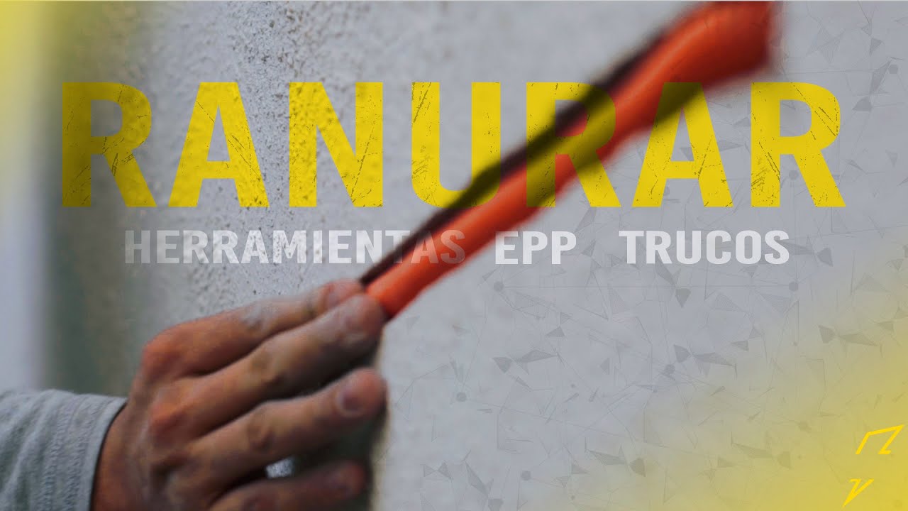 Como Ranurar Pared con Pulidora