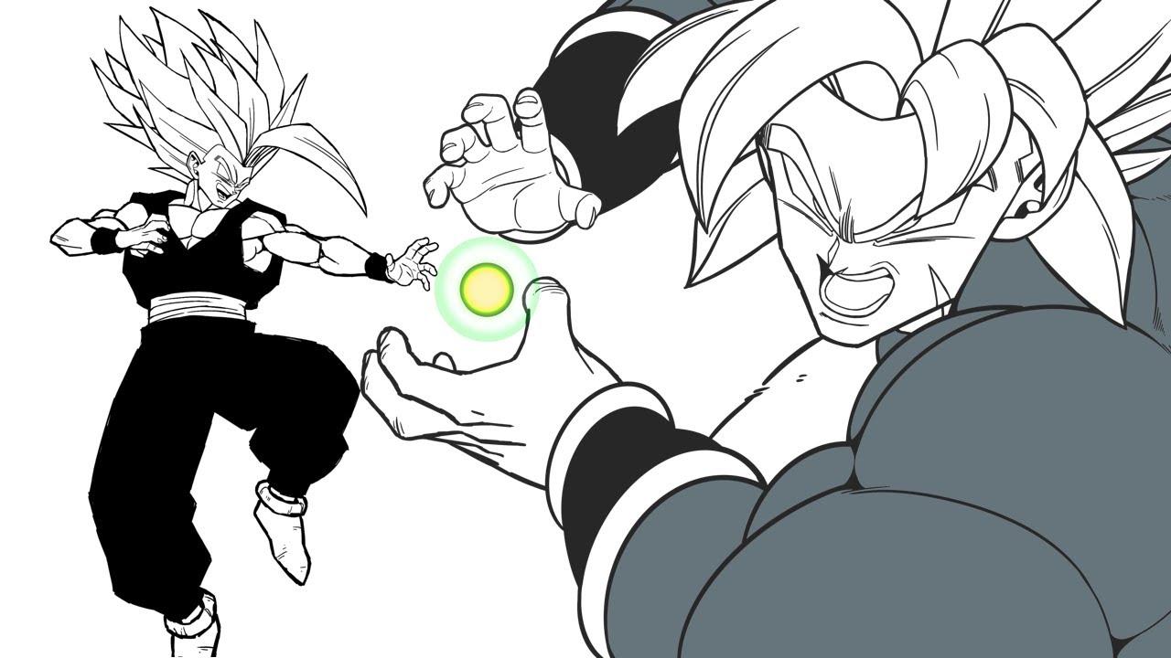 BEAST GOHAN vs SSJ BROLY || Dragonball Super Fan Animation