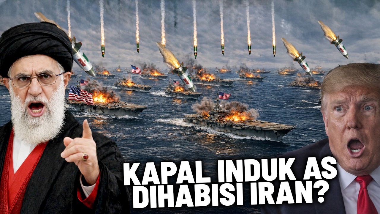 IRAN LAKUKAN SERANGAN DADAKAN!? Kapal Induk AS Ditenggelamkan Trump Panik, Dapat Serangan Kejutan?