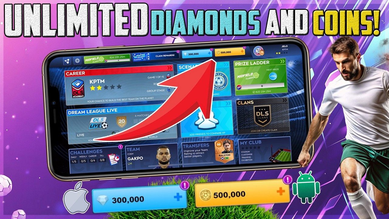 DLS 26 Hack - How to Get Unlimited Diamonds & Coins on Dream League Soccer 2026 Mod Apk (Guide 2026)
