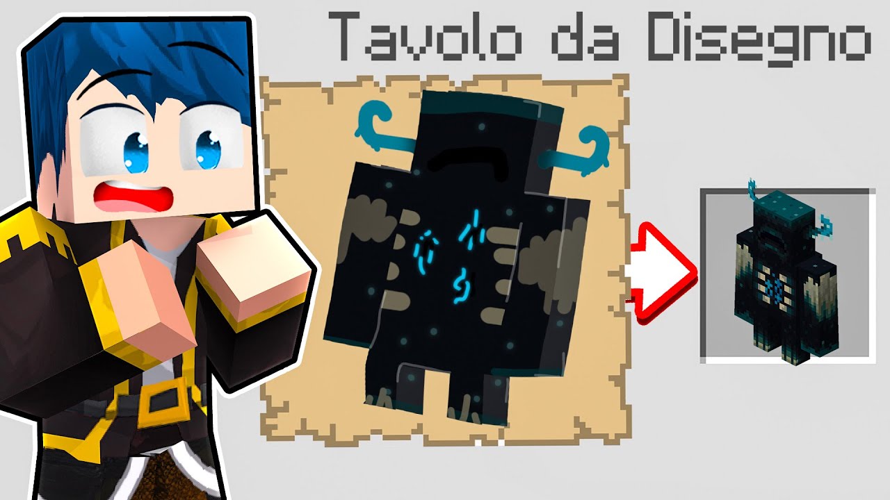DISEGNA IL MOSTRO DI MINECRAFT PER SCONFIGGERLO!