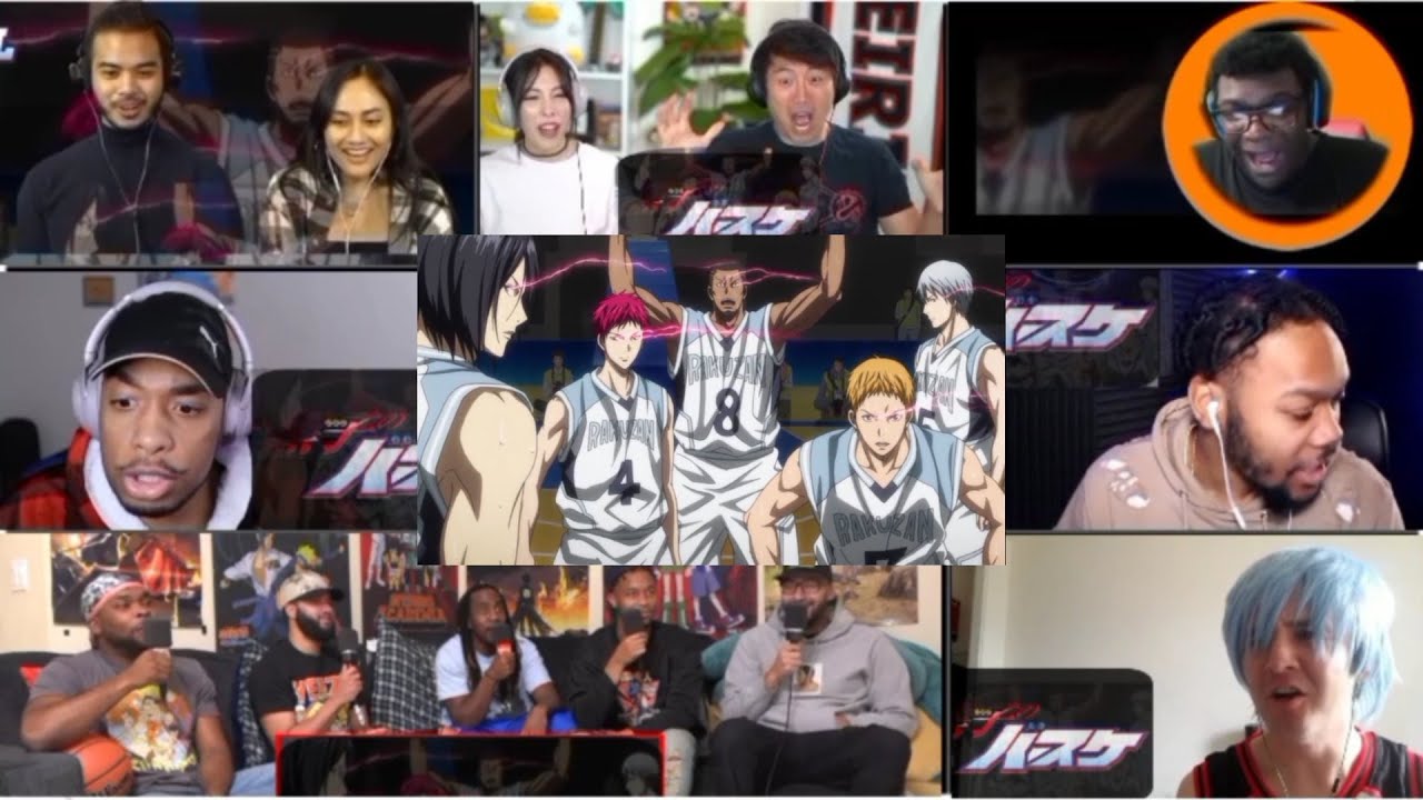 RAKUZAN ENTERS THE ZONE || Kuroko no Basket Season 3 Eps 24 || Reaction Mashup