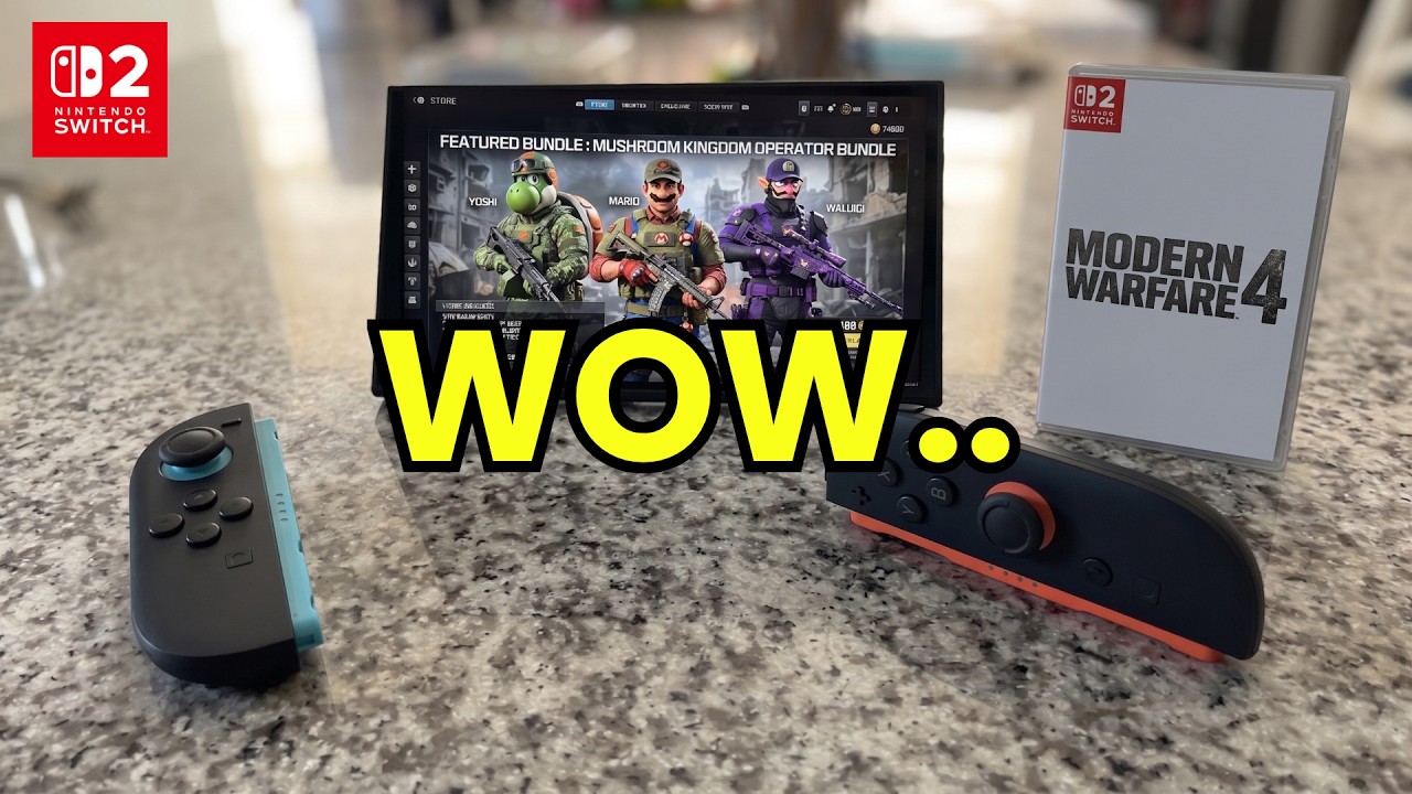 Режим мыши на Switch 2 в MW4 &mdash; это НЕ ШУТКИ.