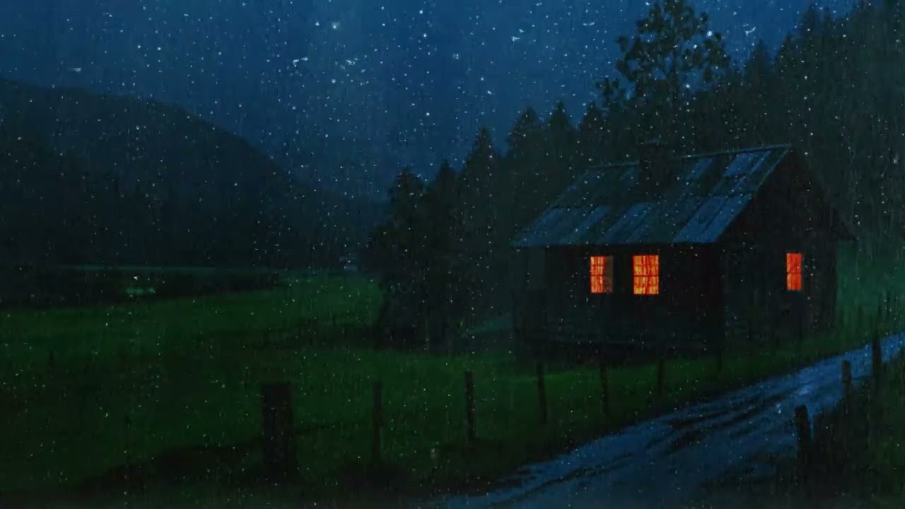 Heavy Rain for Deep Sleep 💤 Calm Thoughts and Full Relaxation 🌧️