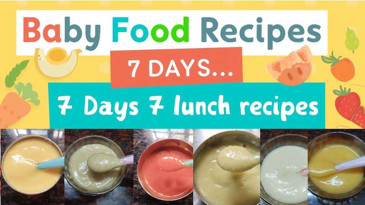 7days 7 lunch recipes for babies in Tamil/7month Baby food/lunch recipes for babies/healthy meal