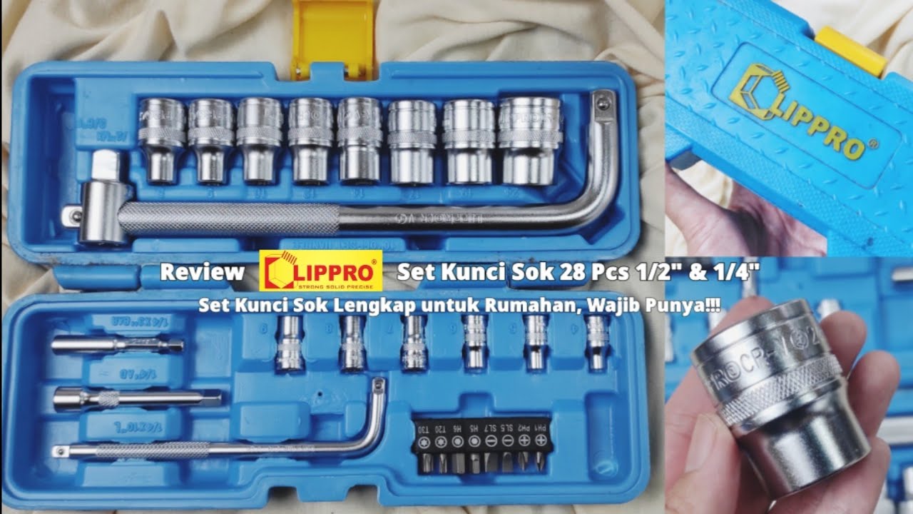 Review Lippro Set Kunci Sok 28 Pcs 1/2