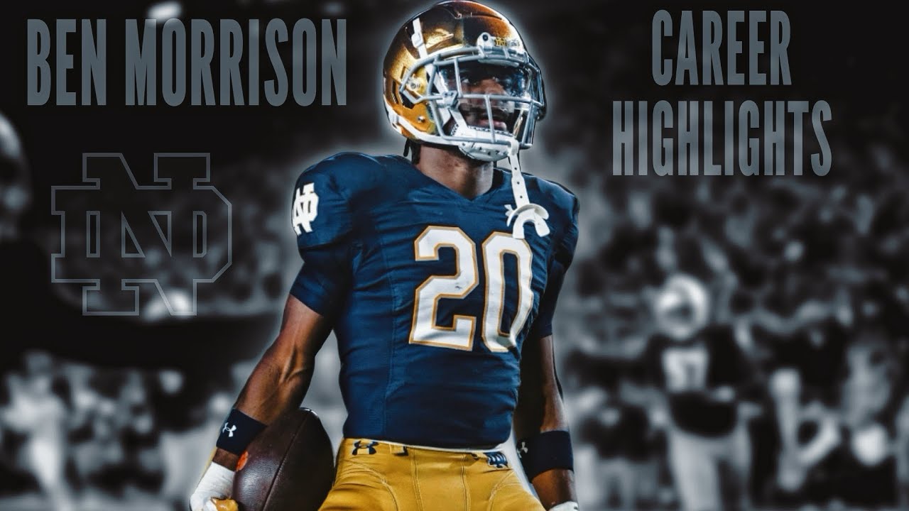 Benjamin Morrison Career Highlight Reel - Notre Dame Lockdown Cornerback