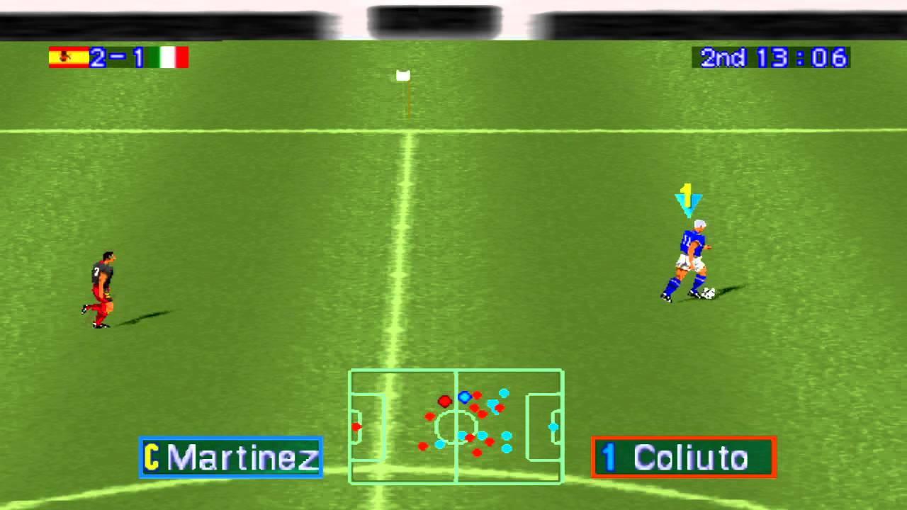 International Superstar Soccer Pro Gameplay (PSX,PsOne,Playstation)