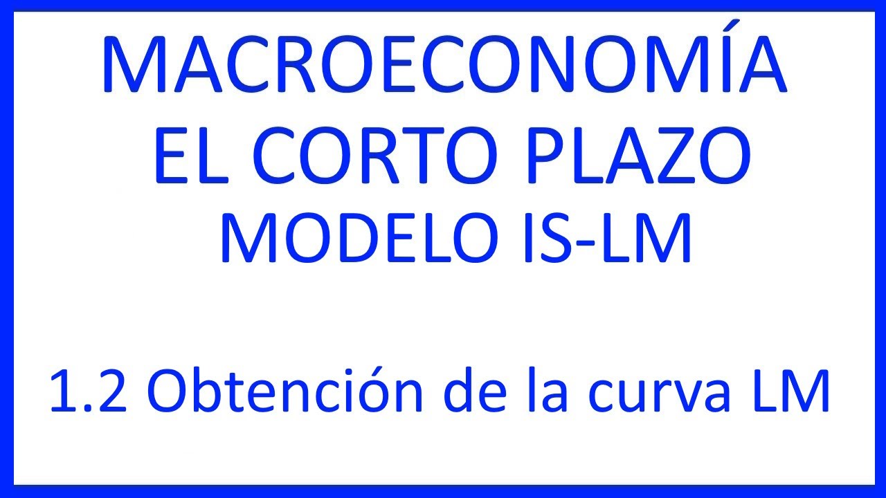 1.2 Obtención de la curva LM