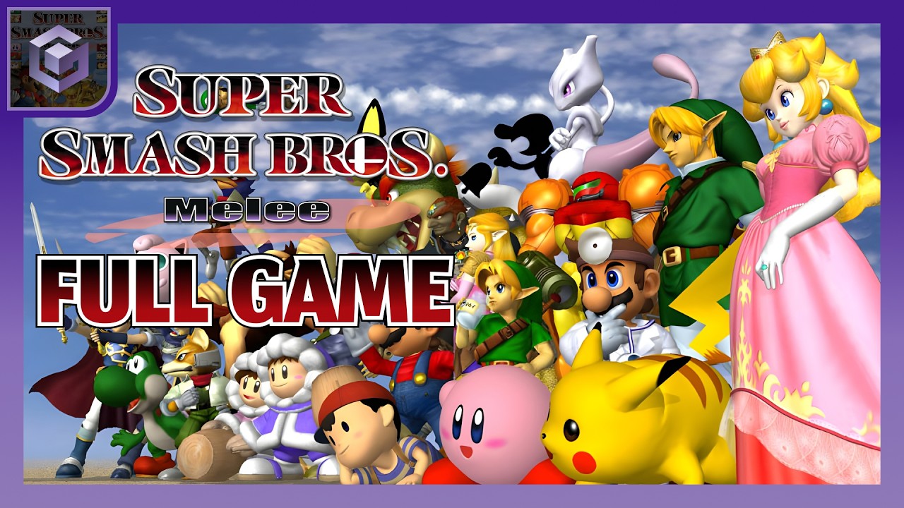 Super Smash Bros. Melee [Gamecube] Full Game Walktrough | Longplay | No Commentary