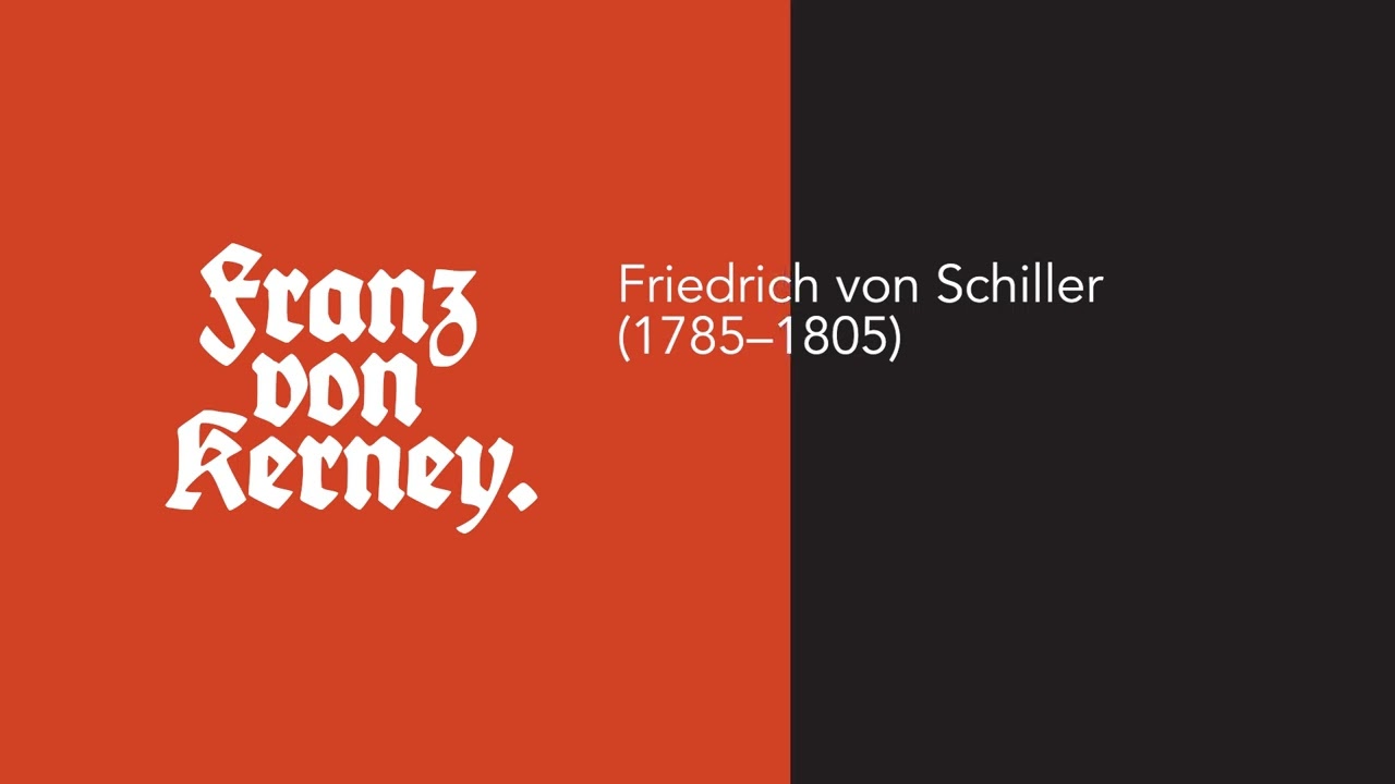 Friedrich von Schiller the German literary rebel (1785&ndash;1805)