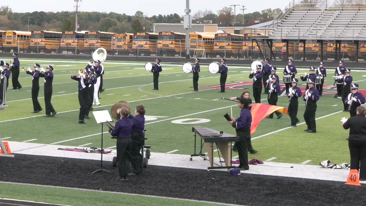 Onsted High School Marching Band at MSBOA 10/18/2025
