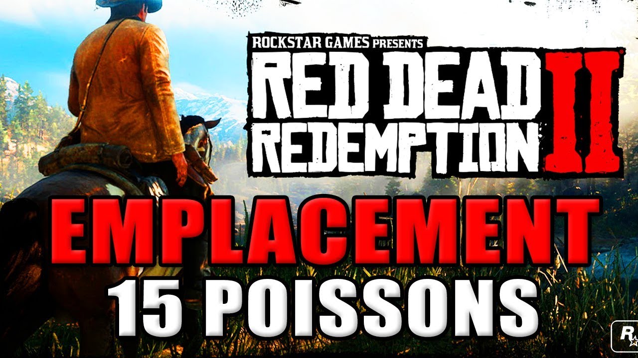 RED DEAD REDEMPTION 2 : местоположения 15 видов рыб