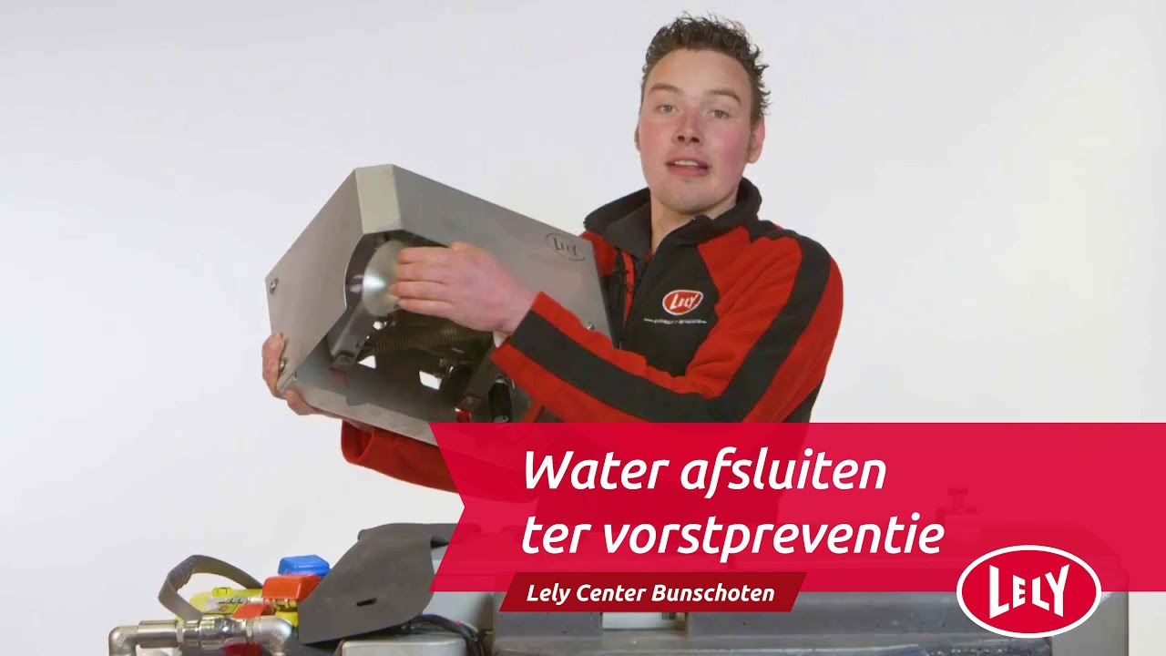 Lely Discovery - Water afsluiten ter vorstpreventie - Wilco den Boer
