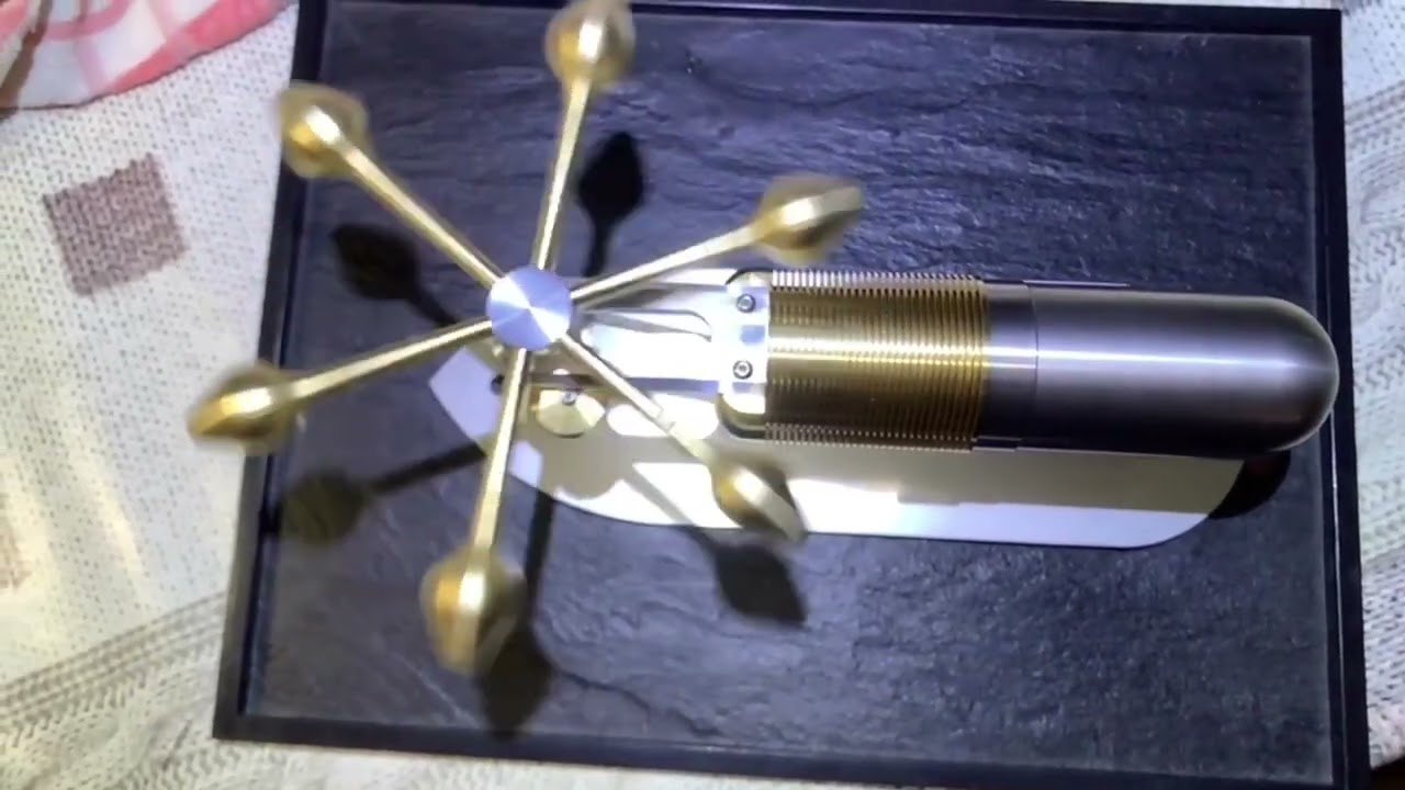New Kontax Model ( Their Largest )  / FLAME POD  -  Manson-Guise  Hot Air Engine ! -