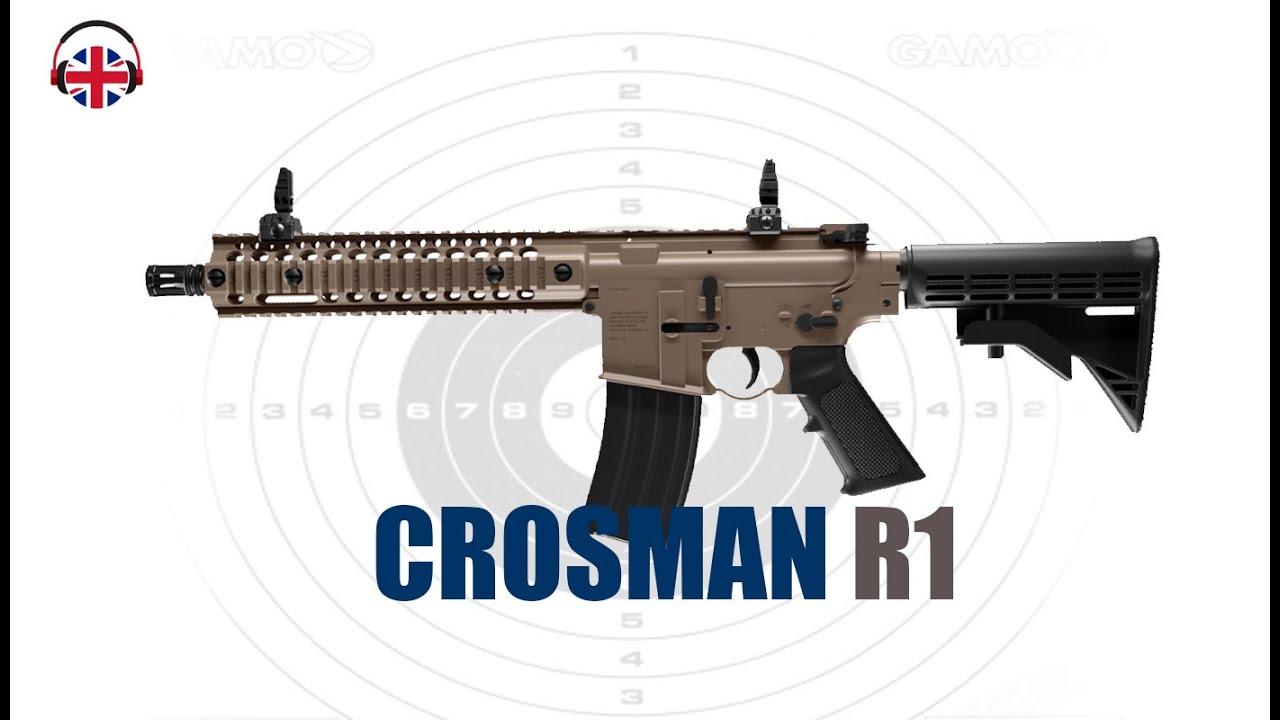 ✅ Crosman R1 - пневматическая винтовка (со стальными шариками)