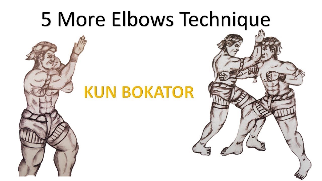 #Kun_Bokator 5 Elbow techniques of Kun Bokator Khmer