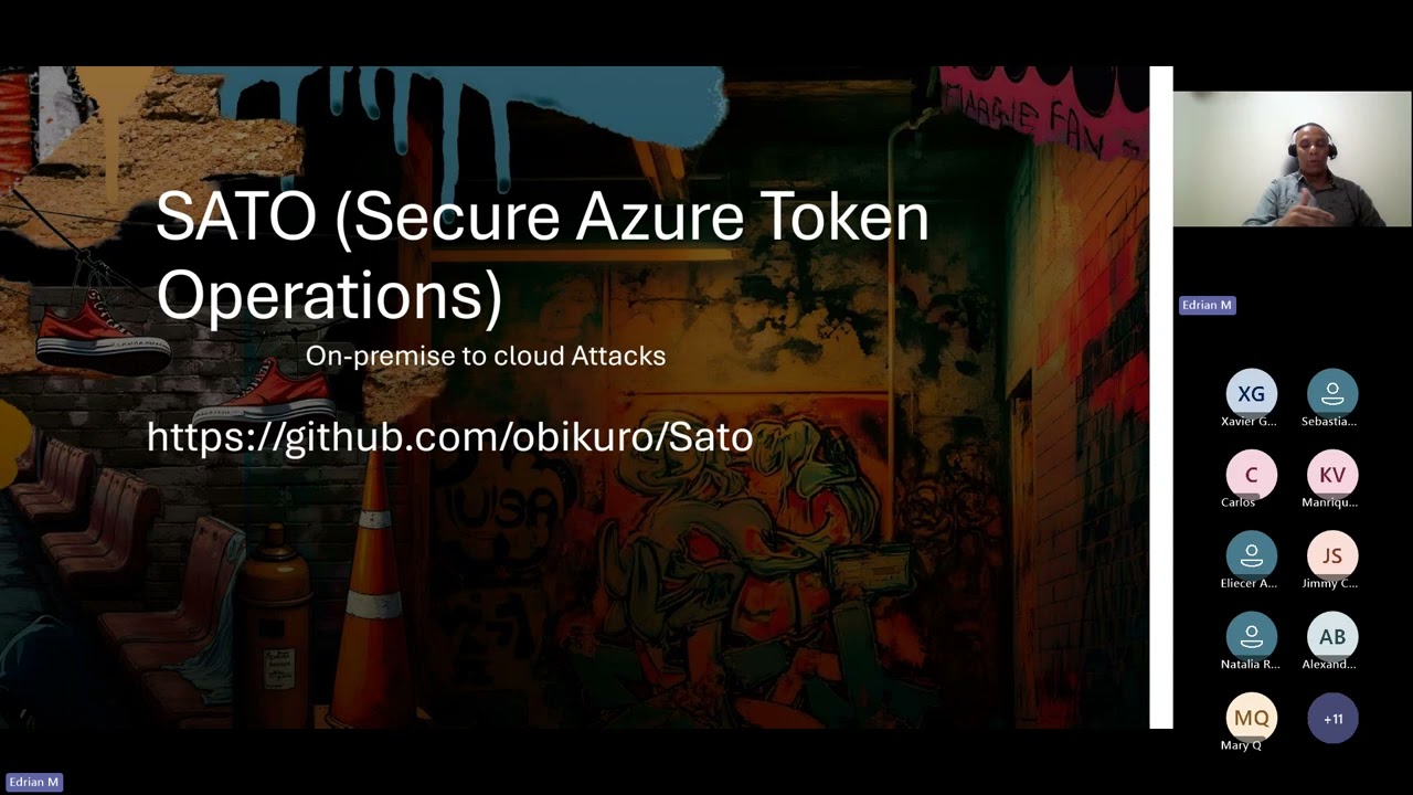 SATO Secure Azure Token Operations On premise to Cloud Attack | Microsoft Azure Panamá