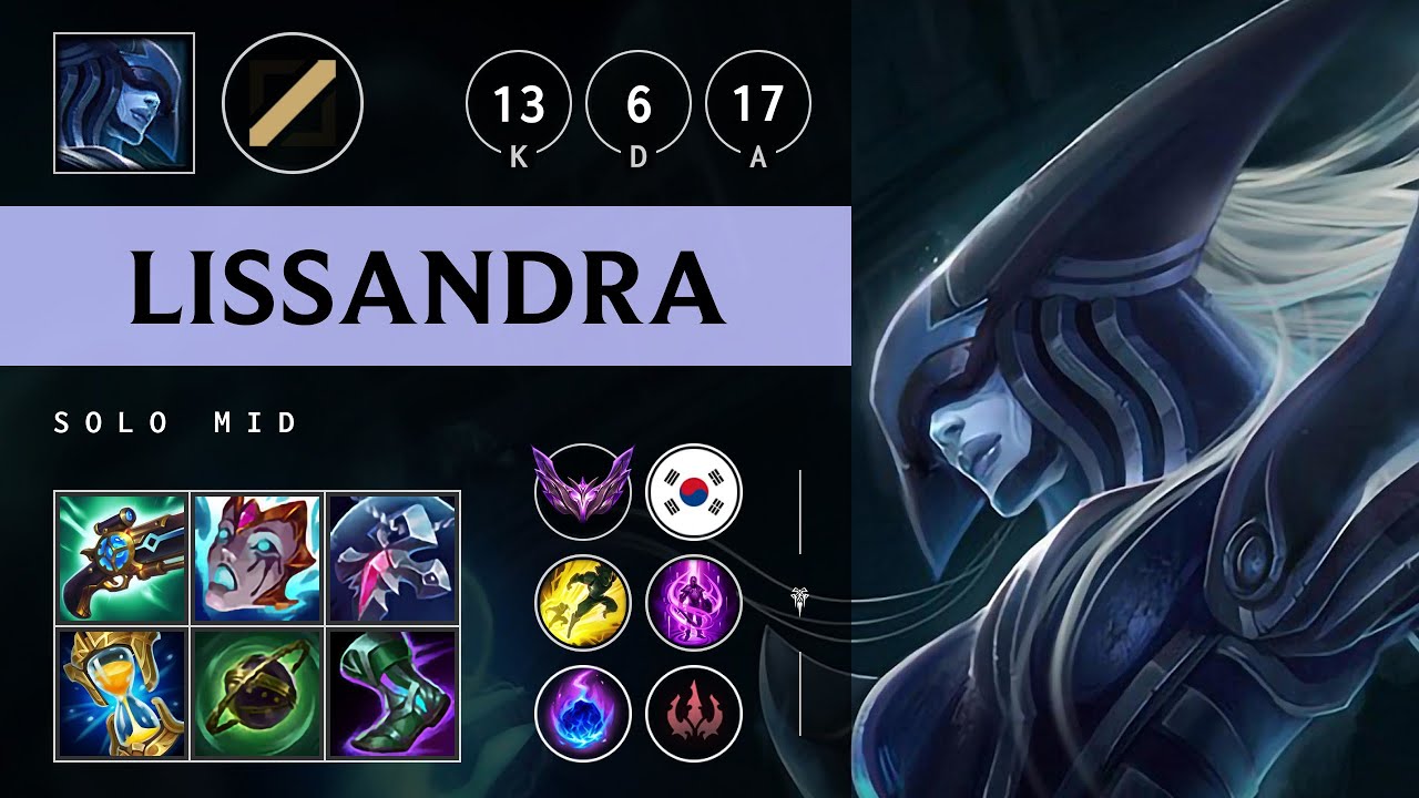Lissandra Mid vs Sylas: Unstoppable - KR Master Patch 14.19